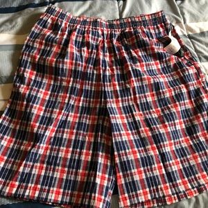 Women’s plaid shorts